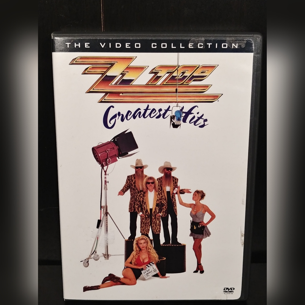ZZ Top Greatest Video Hits DVD Rock & Roll 70s 80s Guitar Live.
